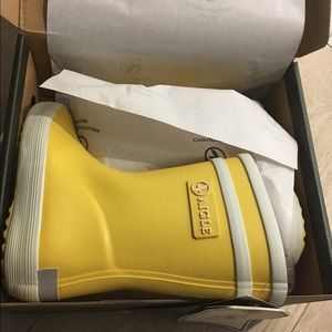 Agile baby rain boot - yellow -eu21